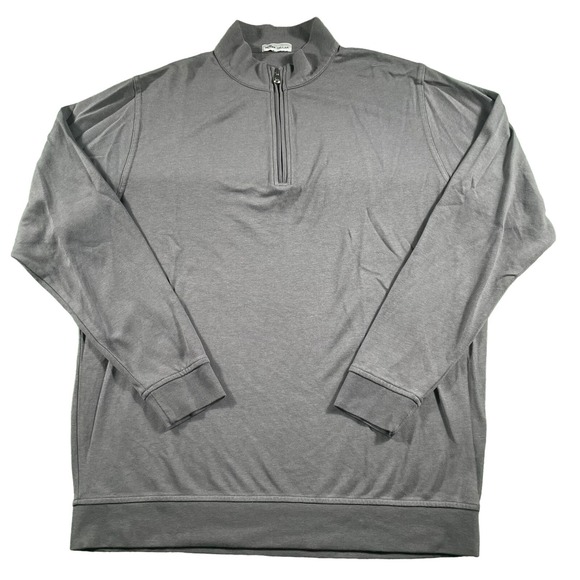 Peter Millar Other - Peter Millar Men's Gray Crown Crafted Performance Golfing 1/4 Zip L/XL Read